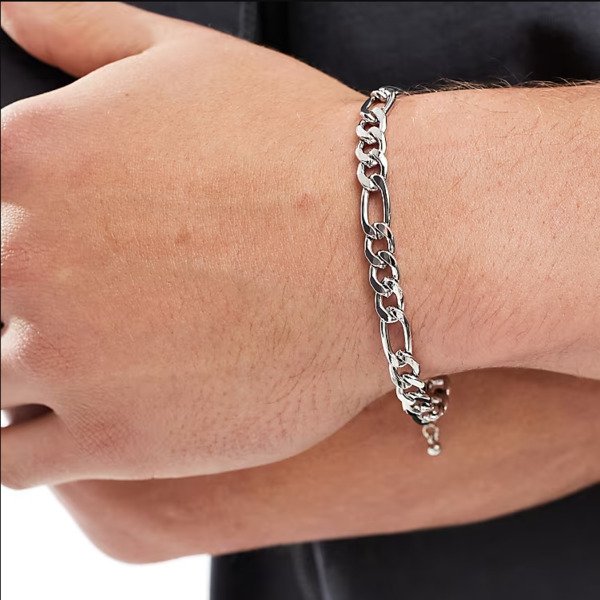 sterling silver figaro